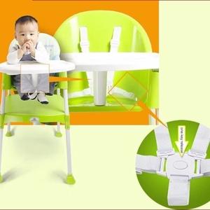 2 in 1 feeding high chair with safety belt