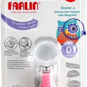 farlin farlin nail clipper with magnifier deluxe bc-50006