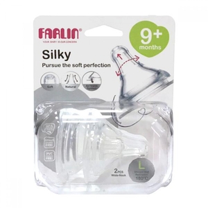 farlin nipple for wide neck silky(2pcs) ac-22004