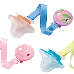 farlin pacifier set chu chu w/chain 0+ - bac-004s