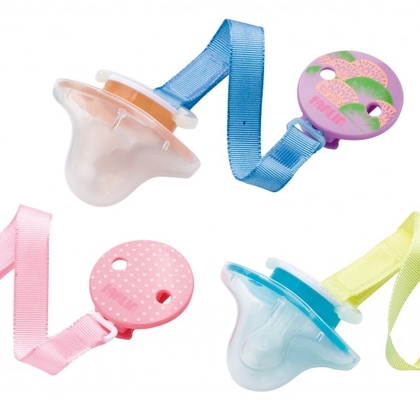 Farlin Pacifier Set Chu Chu W/Chain 0+ - Bac-004s
