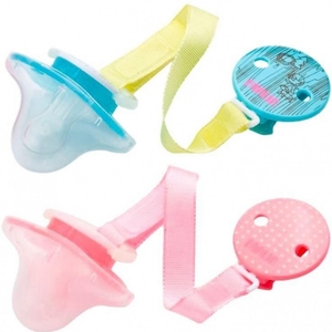 farlin pacifier set chu chu w/chain bac-004m