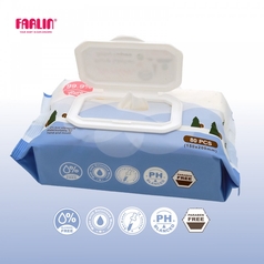 Farlin Pure Water Baby Wipes 80 Pcs