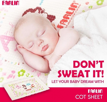 farlin waterproof urine cot sheet