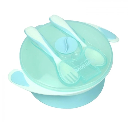 mumlove feeding bowl with suction bottom set