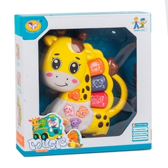 Giraffe Shaped Musical Toy 855-66a