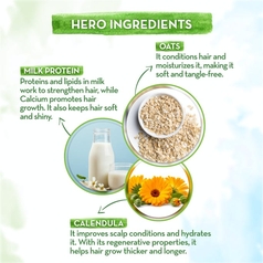 Milky Soft Shampoo With Oats, Milk And Calendula For Babies - 400 Ml