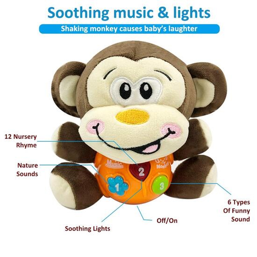Soothe And Music Monkey For Kids