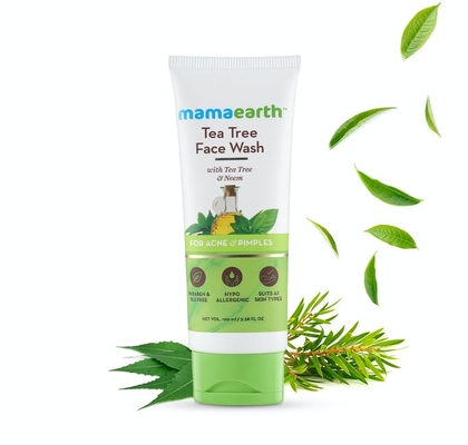 tea tree facewash for acne and pimples, 100ml
